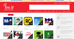 Desktop Screenshot of fm.lt